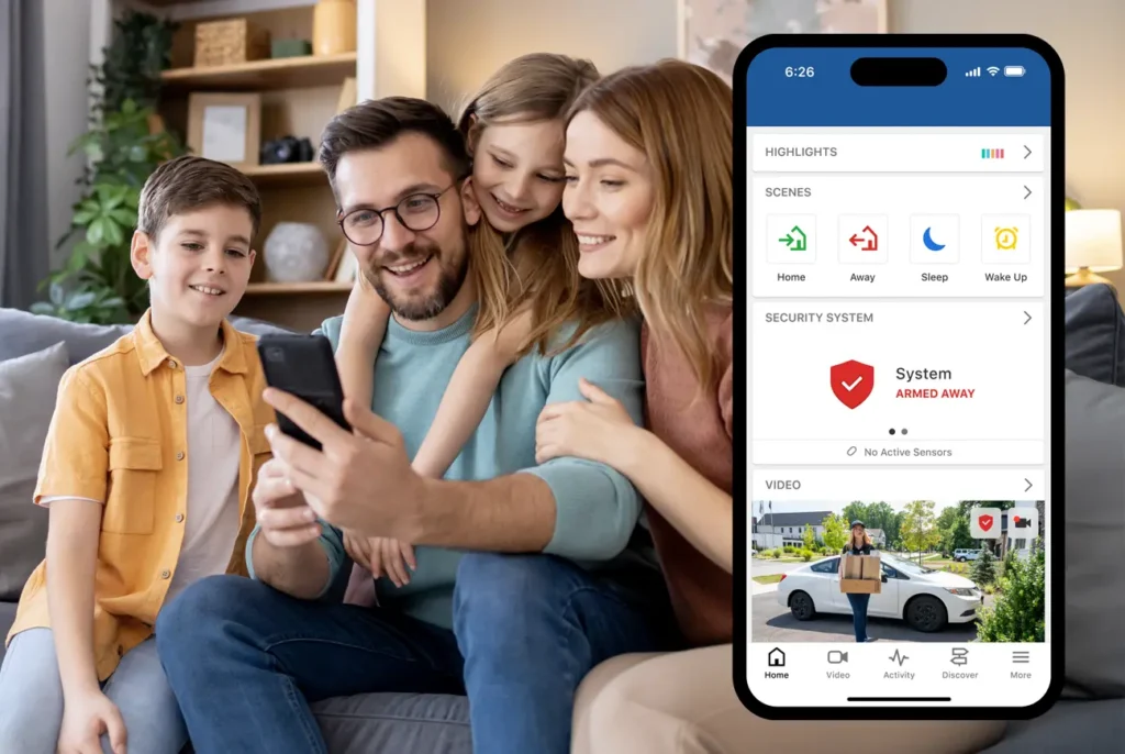 Professional security systems for your home with 24/7 monitoring and smart protection