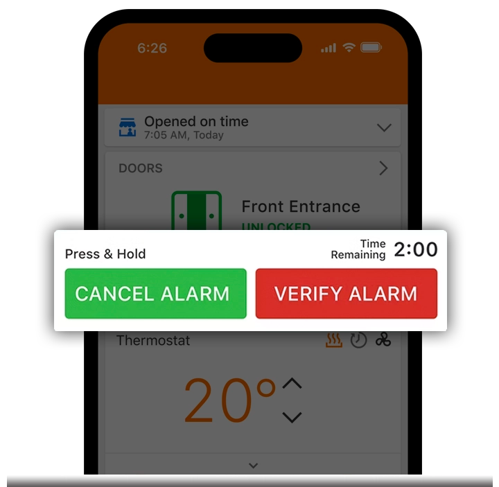 Designed to reduce false alarm issues and missed routines