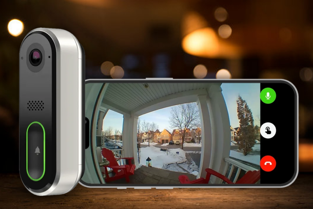 4K home security camera in Oakville with colour night vision and motion detection alerts